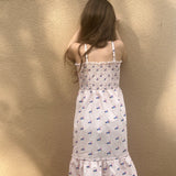 Bunny All Over Sleeveless Strap Dress