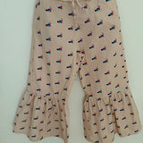 Bunny Ruffle Flared Pants