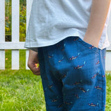 Fish All Over Muslin Cotton Pants