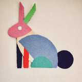 Tufted Cut-Out Bunny